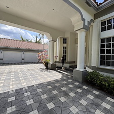 Pressure-washing-of-driveway-pool-patio-and-home-in-prestigious-Bay-Hill-Estates-in-Palm-Beach-Gardens-FL-33412 10